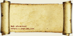 Natalija Crnjanski vizit kartica